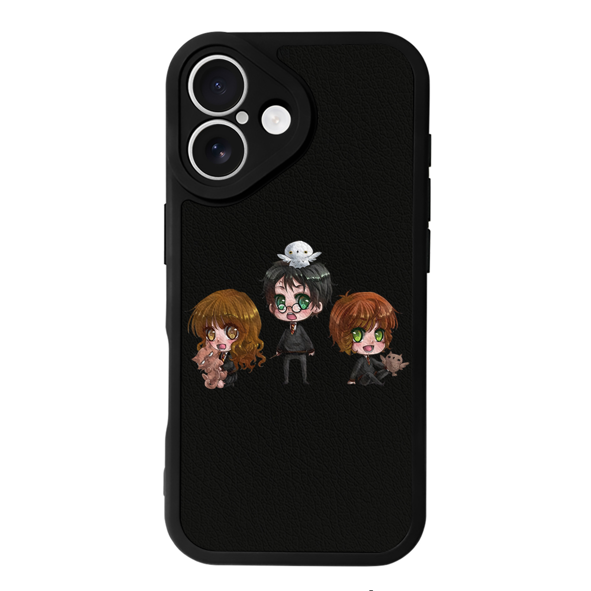 （画像用） Harry Potter ハリー・ポッターシリーズ 【iPhone 16シリーズ対応】シリコンスマホケース（レザー調） 材質：シリコン